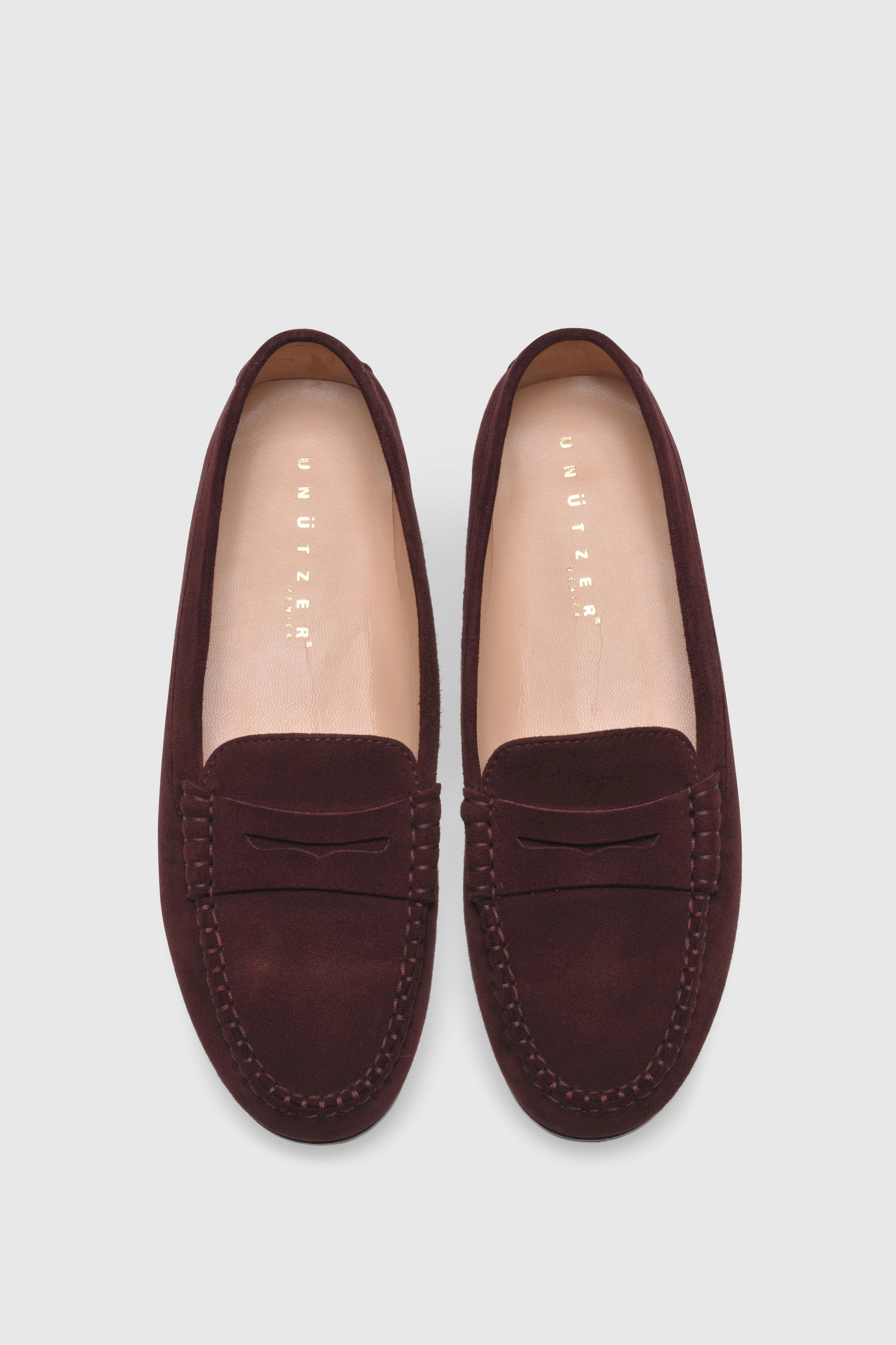 Loafer 1490 Camoscio Bordeaux High Sole Loafers
