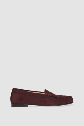 Replica Loafers Loafer 1490 Camoscio Bordeaux