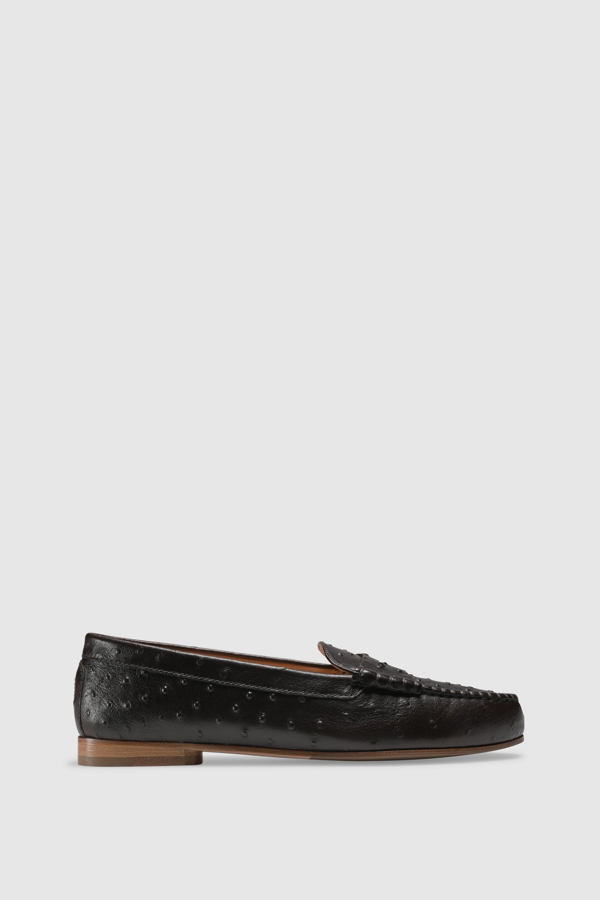 Loafer 1490 Struzzo Stampato Chocolate Cypres Loafers