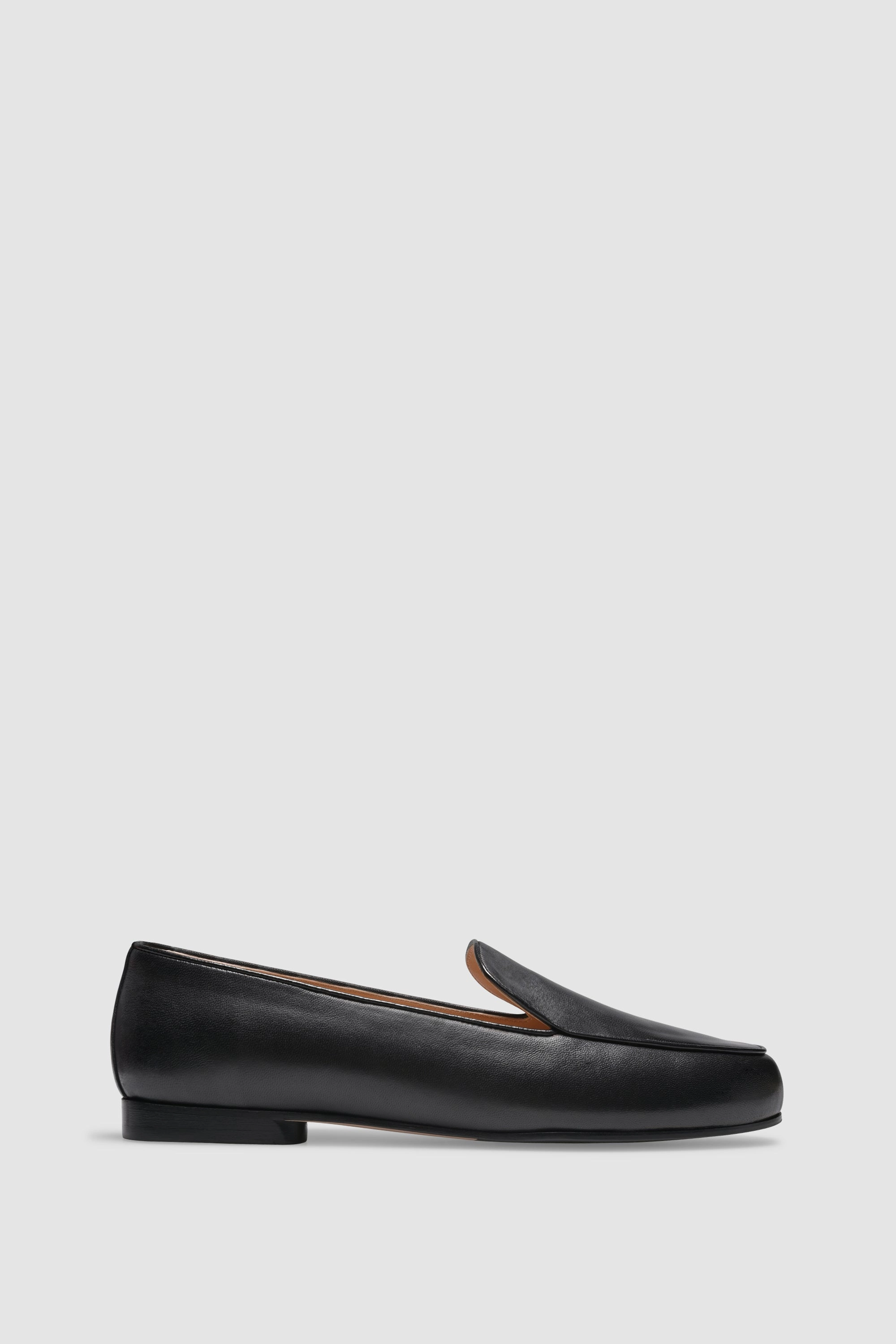 Loafer 9343 Nappa Black Chunky Loafers With Suit