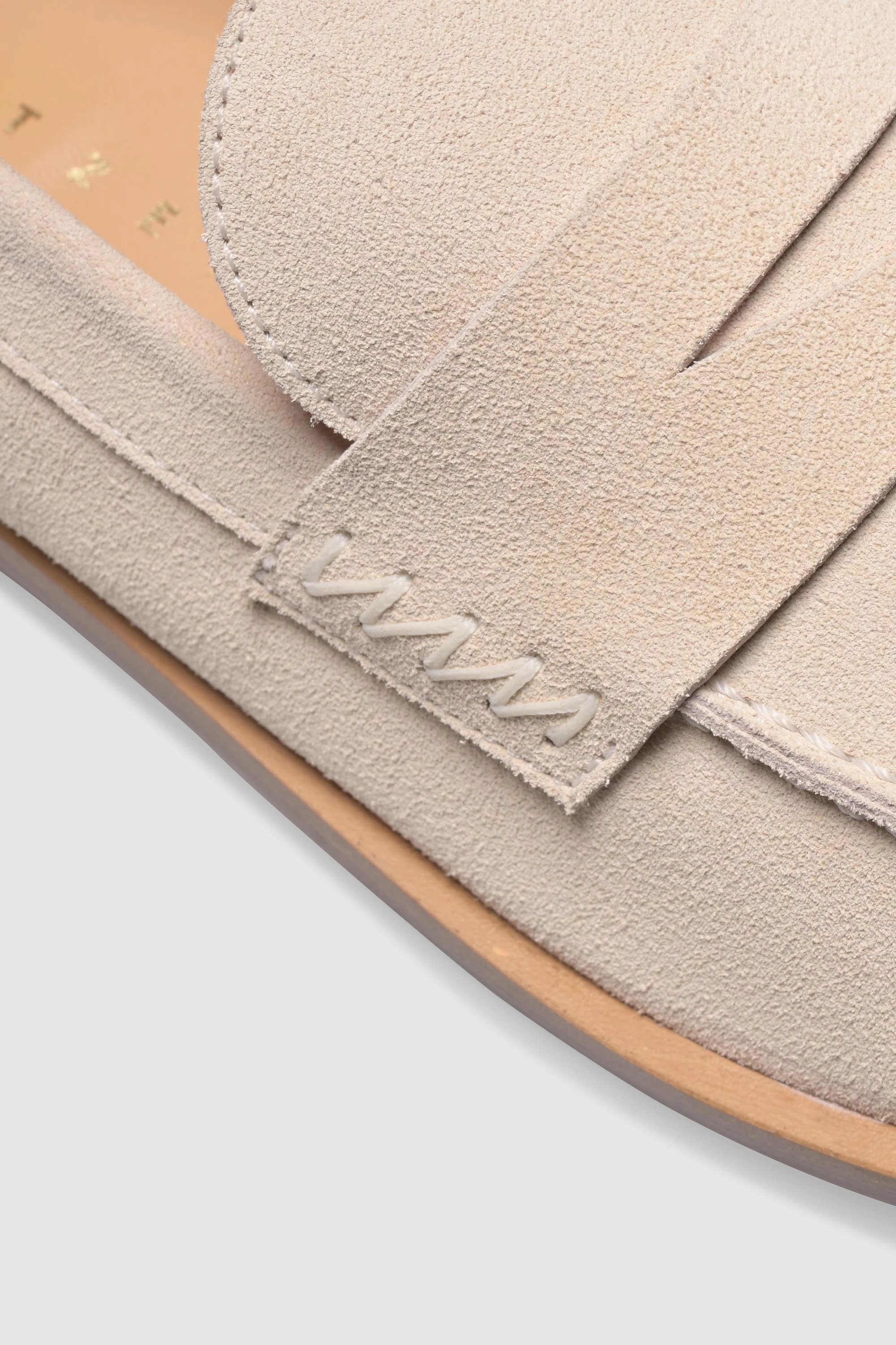 Loafer 9426 Velour Latte 1950s Penny Loafers