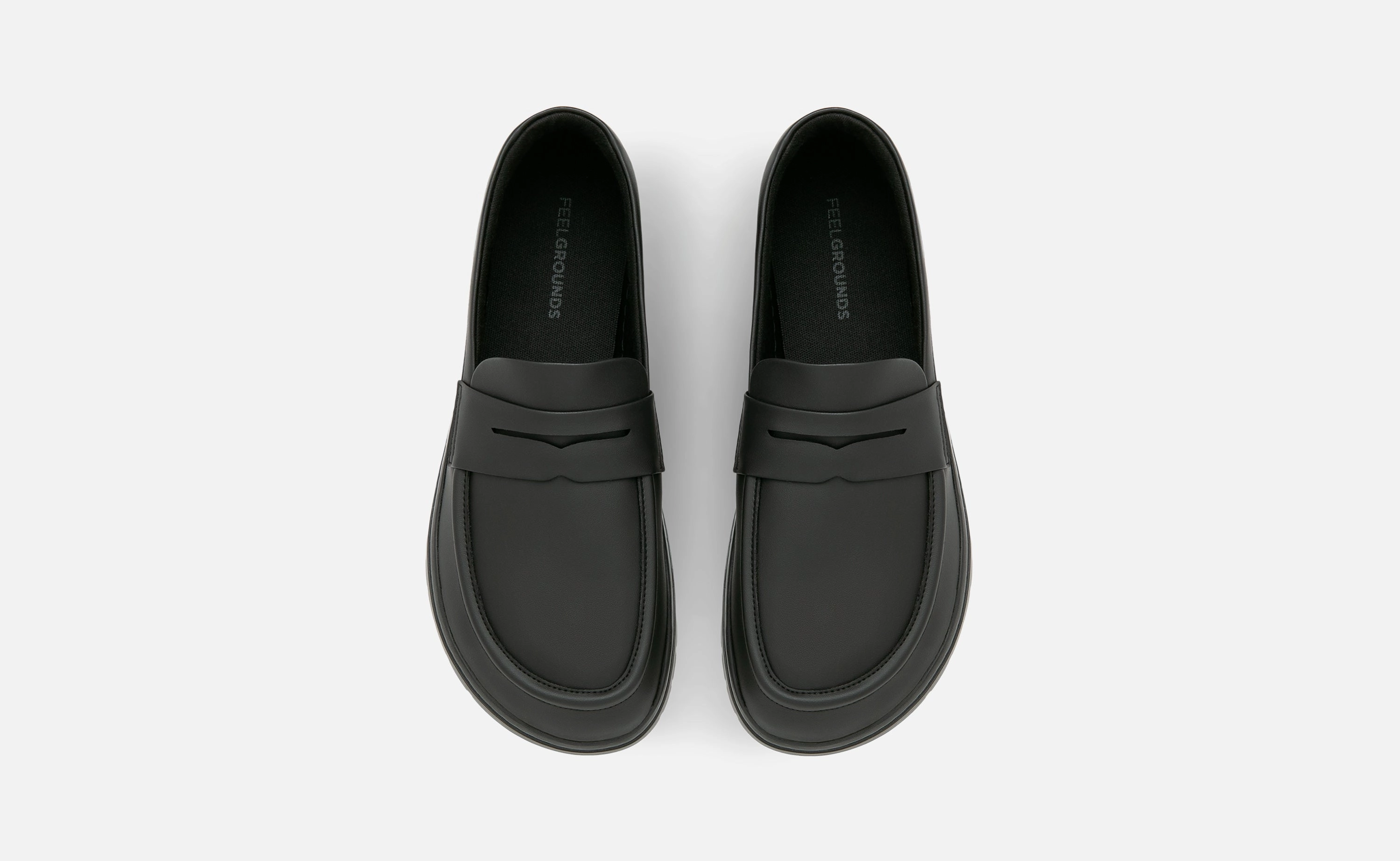 Loafer - All Black Flat Leather Loafers
