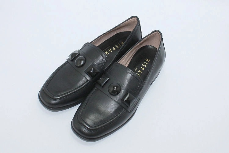 Open Walk Loafers 'Bruna' Black Leather Loafer