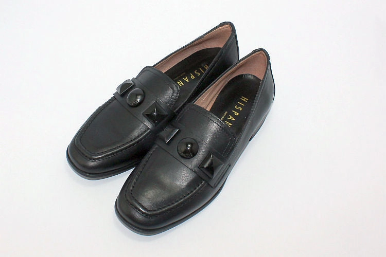 Dear Frances Loafers 'Bruna' Black Leather Loafer