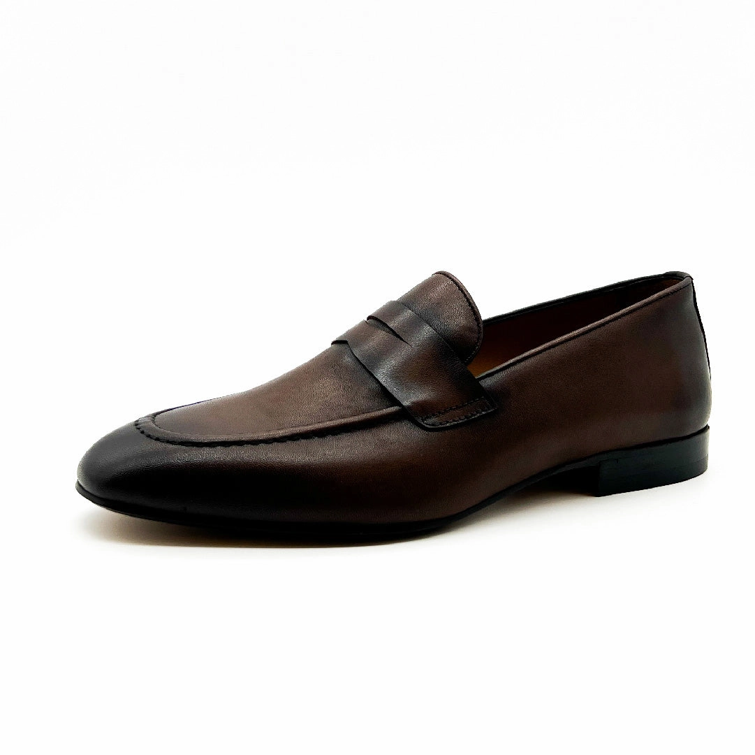 Red Loafers Loafer Cognac in Braun Handpatiniert | Herrenschuhe
