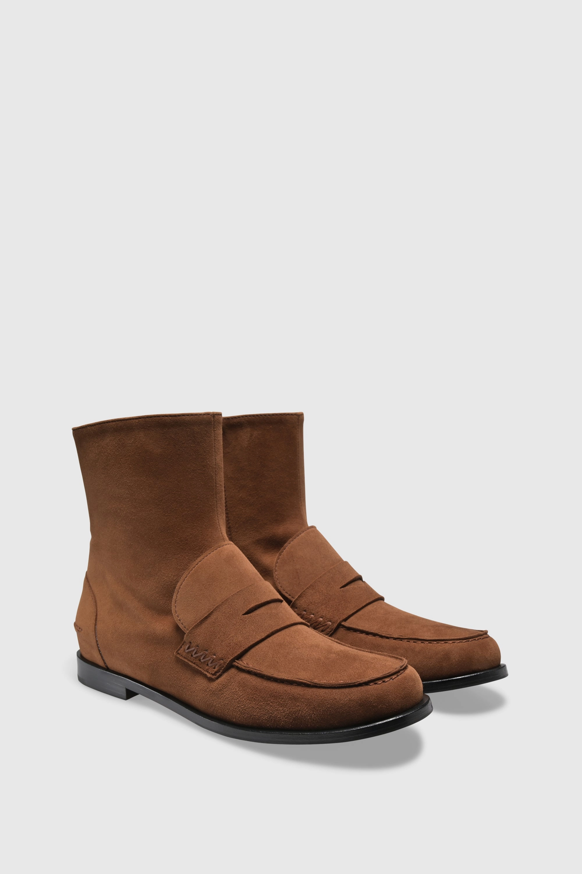 Want Les Essentiels Loafers Stiefelette 9539 Camoscio Cognac