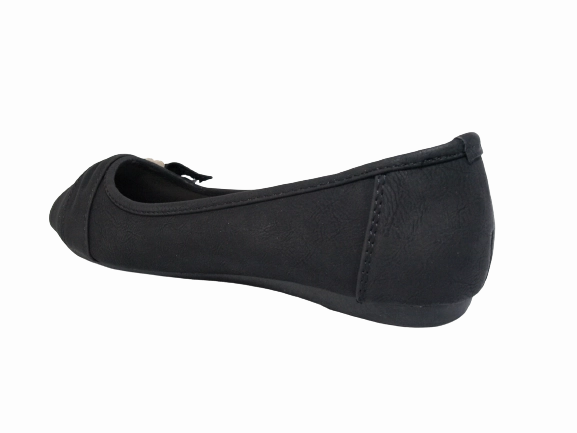 Damen Slipper Halbschuhe Ballerina Loafer Mokassins Slip On Flats Freizeit Black # 8187 Loafers Old Money Style