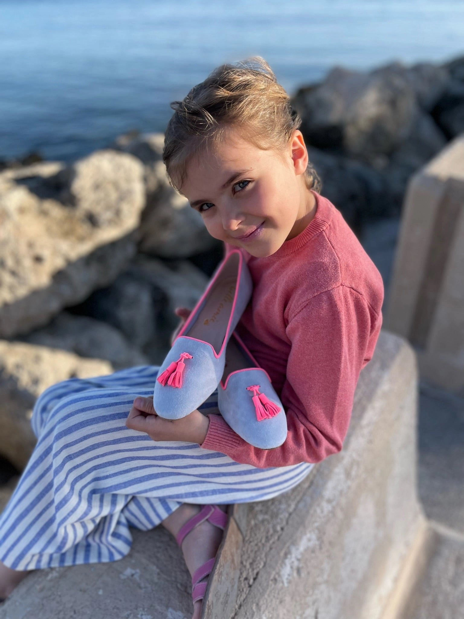 Clarks Artisan Loafers Ash - Neon Corallo