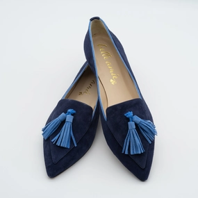 Dunkelblau - Hellblau Loafers Price