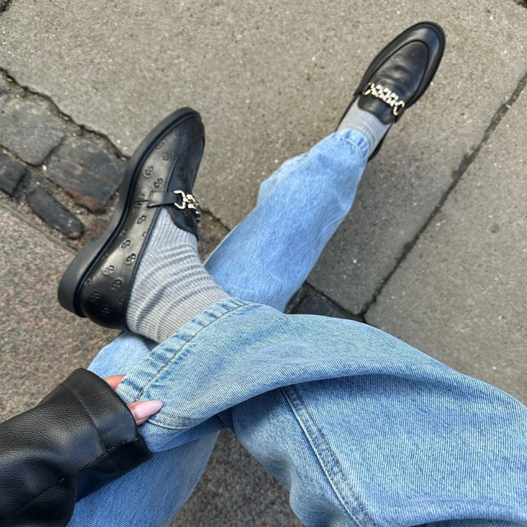 Bandana Loafers DON'T BE SHY - BLACK