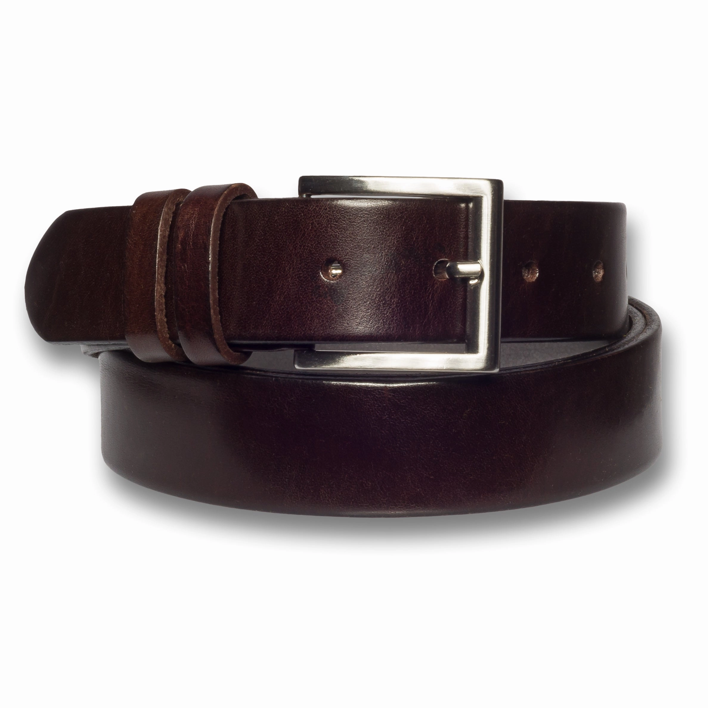 Grtel Herren dunkel braun - Leder, Breite 3.5 cm, krzbar Loafers Store Near Me