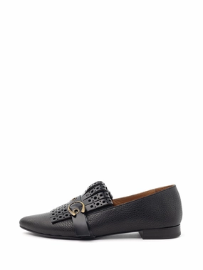 Coco | Loafer Zwart Wide Fit Chunky Loafers