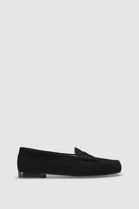 Luxury Italian Loafers Loafer 1490 Camoscio Black