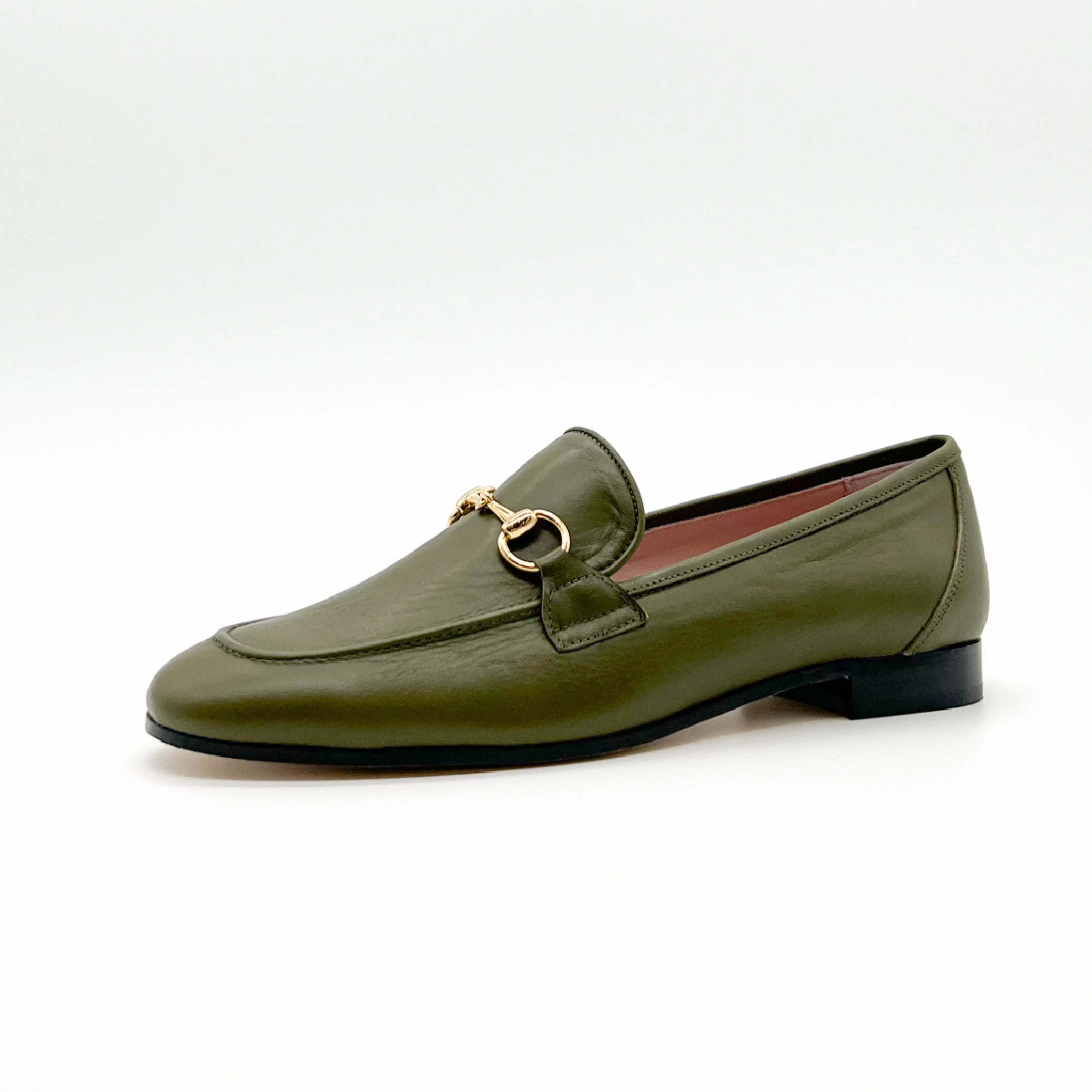 Loafer Olivgrn | Damenschuhe Loafers Schoenen