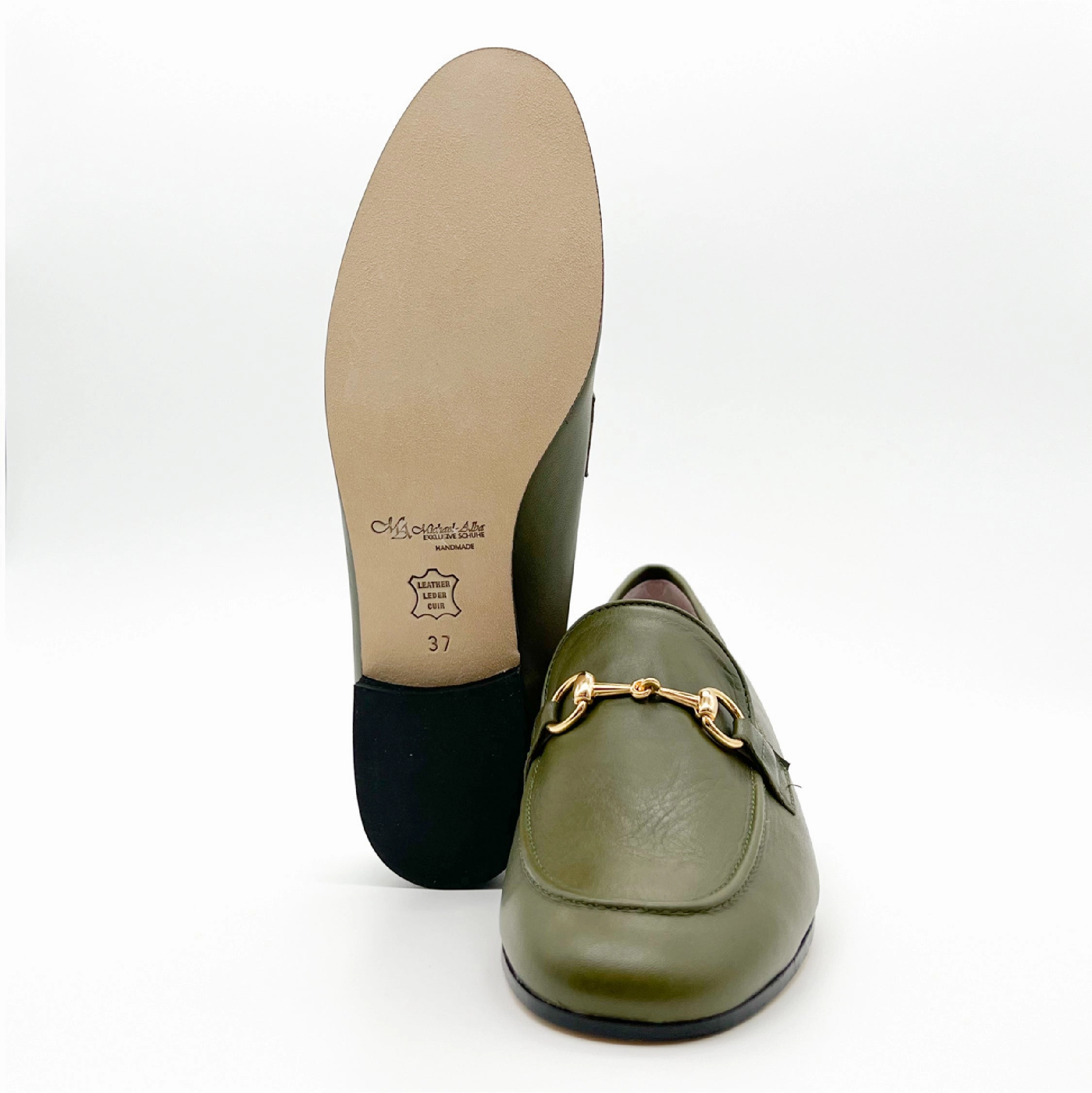 Loafer Olivgrn | Damenschuhe Regarde Le Ciel Loafers