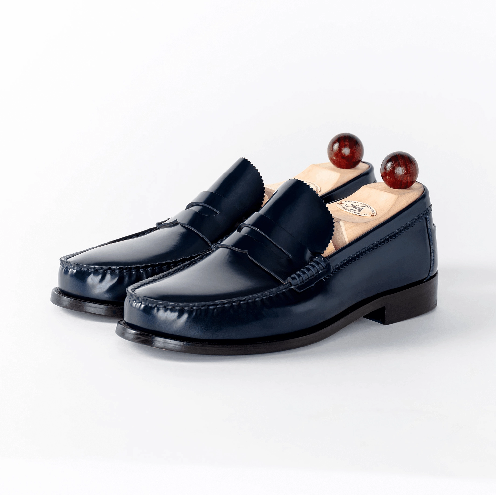 50s Loafers Penny Loafer Blau