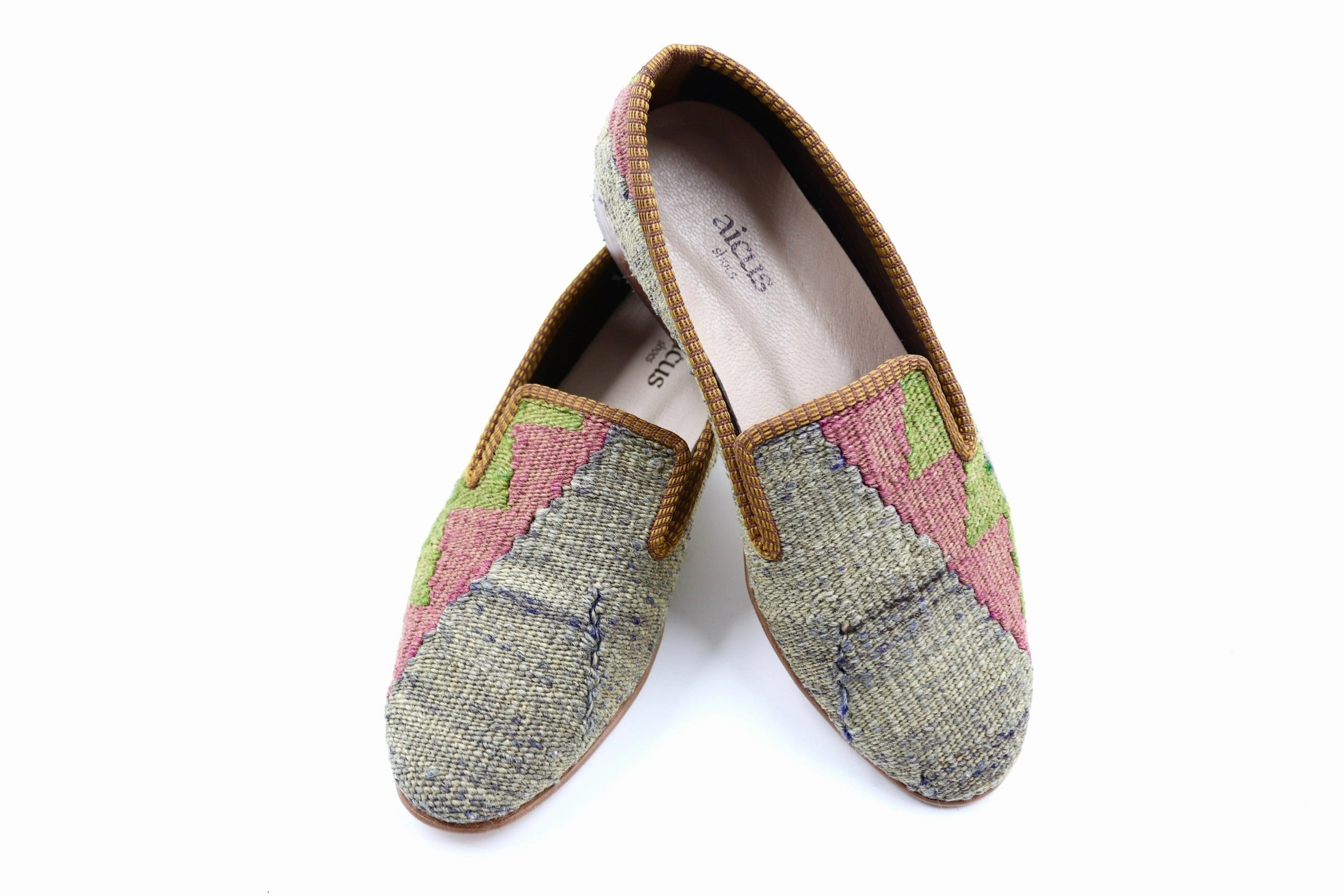 Venetian Suede Loafers Kelim Loafers - Peter Gre 39