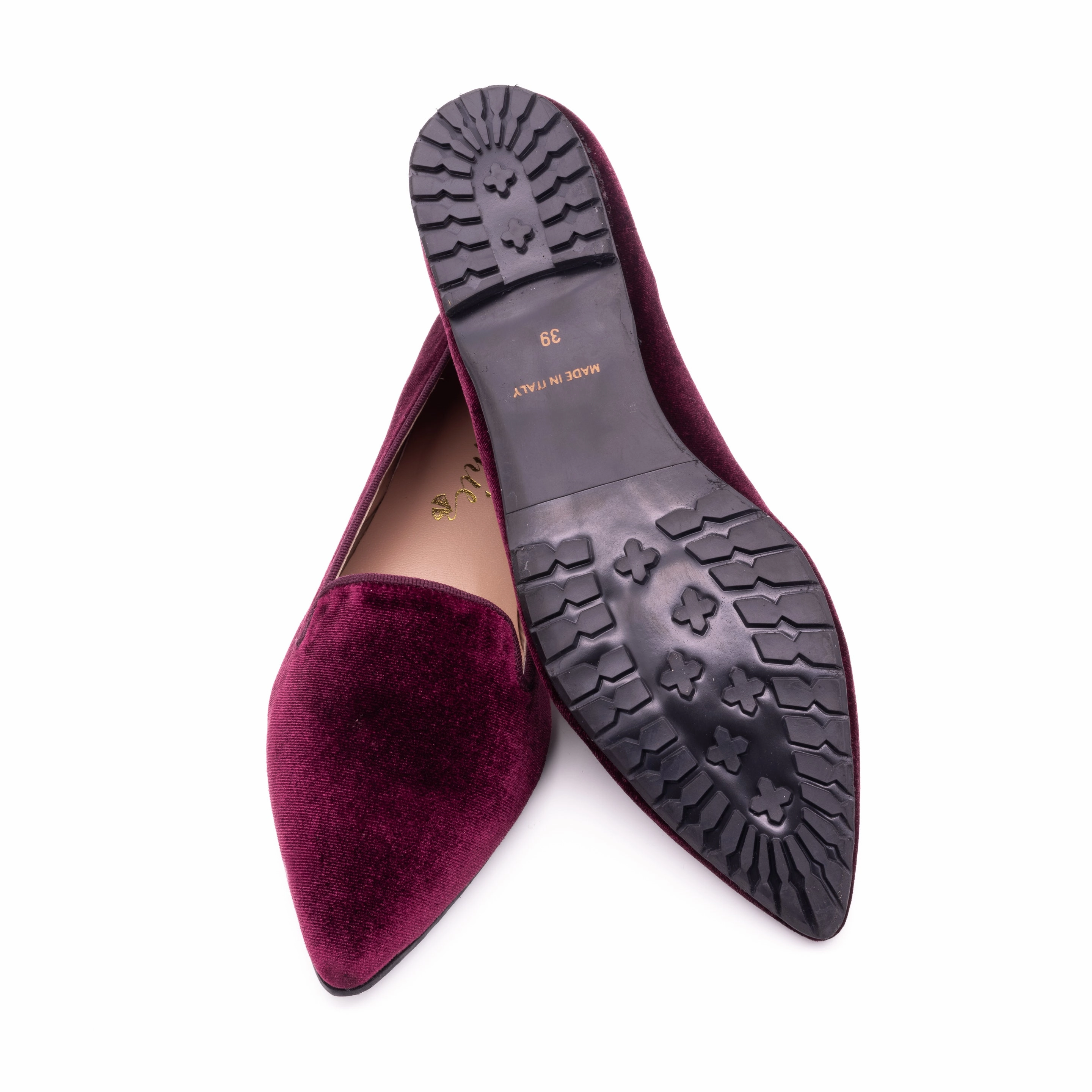 SAMTLOAFER SPITZ BORDEAUX Crocodile Loafers