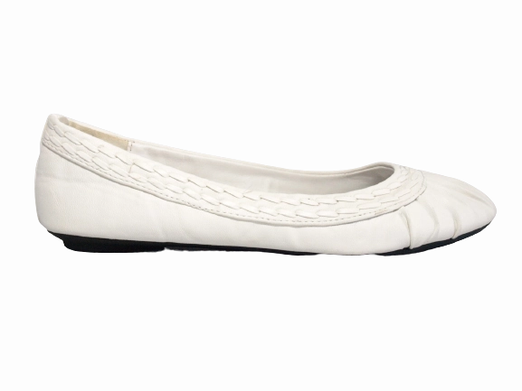 Cottweiler Loafers Damen Slipper Halbschuhe Ballerina Loafer Mokassins Slip On Flats Freizeit White # 71982