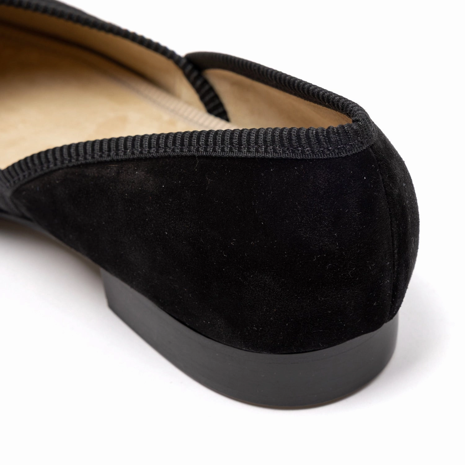 Casual Suede Loafers Schwarzer Loafer "Grecian Loafer" aus Rauhleder