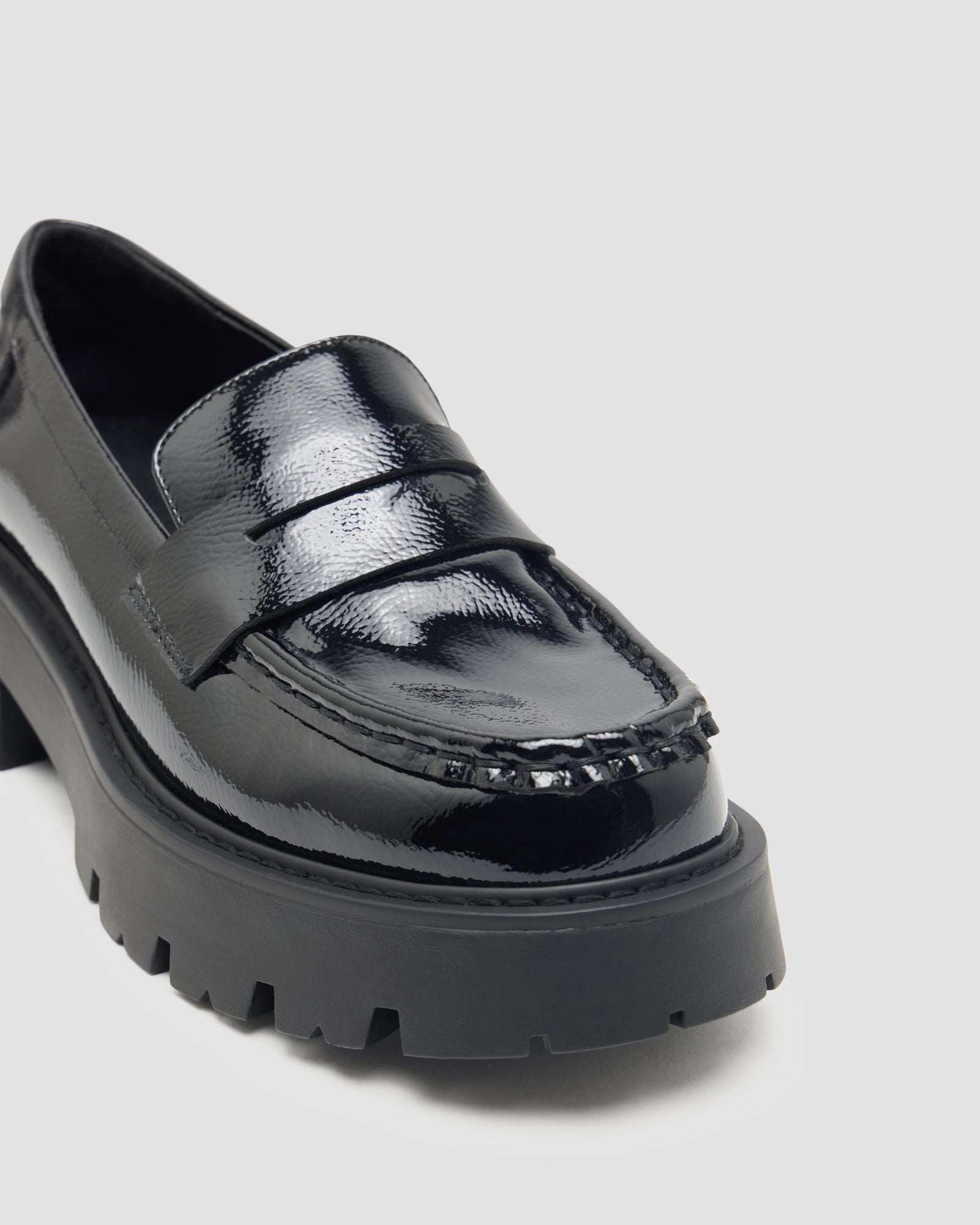 Burgundy Platform Loafers Martina Platform Loafer