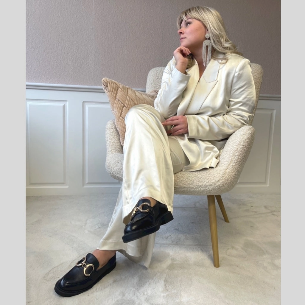 Monolith Loafers Dupe COME WITH ME - BLACK