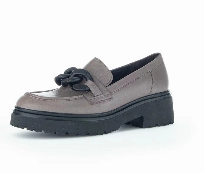 Loafers Soft Leather Gabor Loafer Grau