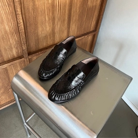 PARIS AND ME (SH) - BLACK Wallabee Loafers