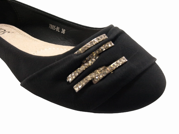 Damen Slipper Ballerina Loafer Mokassins Slip On Flats Freizeit Black #  7885 Bottega Veneta Haddock Loafers -> Loafers