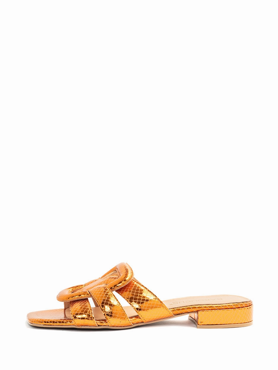 Loulou | Slipper Oranje Perpedes Sandalen