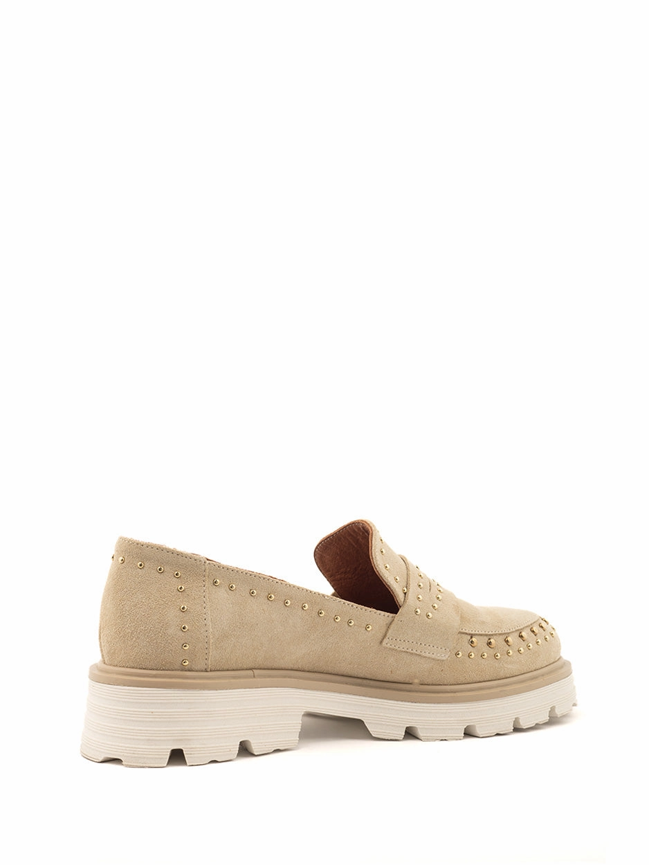 Lined Loafers Lucy | Chunky Loafer Beige