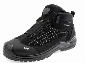 Sportliche Sicherheitsschuhe S1 Keine Abdruck Lupriflex 4-155 Turner Mid ESD S7 Sicherheitsschuhe ( S3 ) Drehverschluss