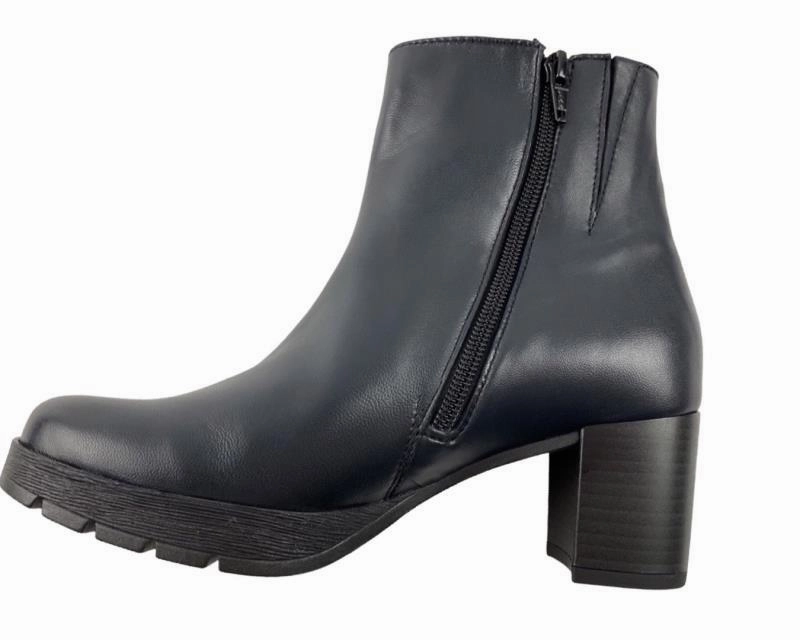 Gabor Damen Stiefelletten 32.071.56 Dunkelblau High Heels Und Minikleid