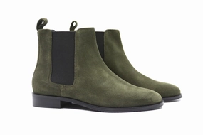 Chelsea Boots Tall Chelsea Boots Damen - Hunter Green