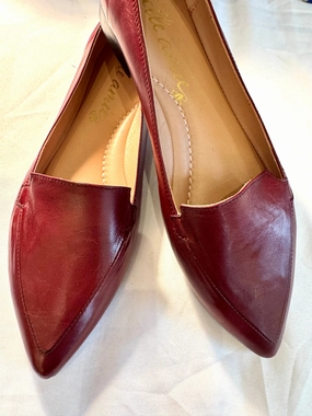 Brunate Loafers Ballerina Glattleder Bordo