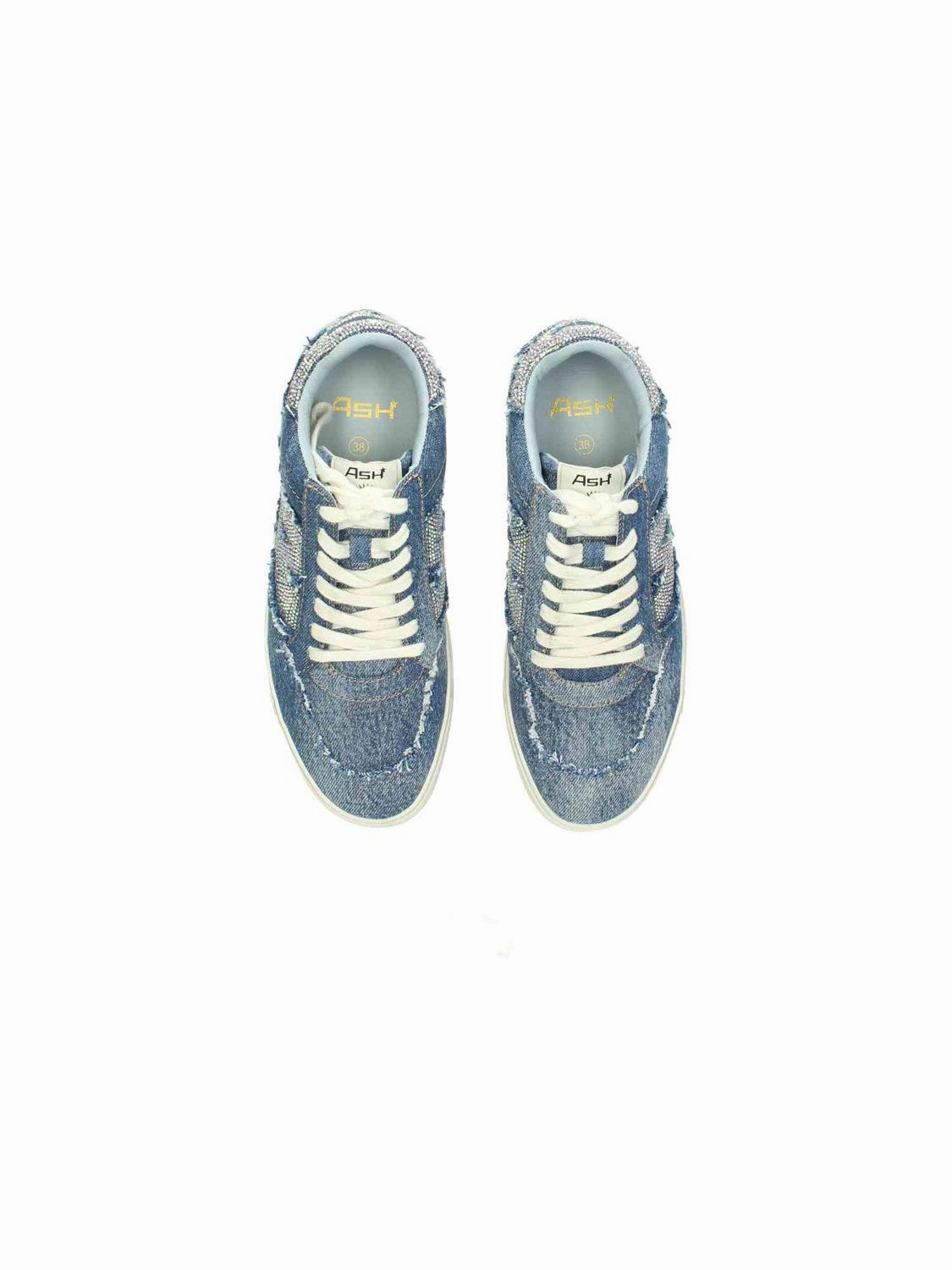 MALIBUSTBI01 Comboa washed denim dk.blue Sneakers Sneaker Wedges