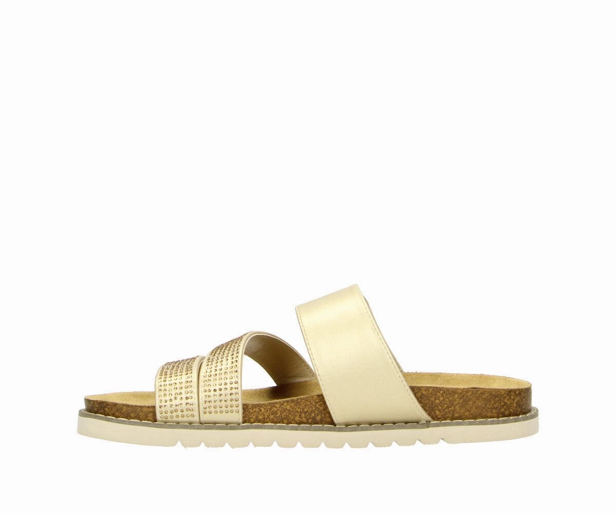 Marie in Gold - Damen Kork - Sandalen Orthopädische Sandalen Hallux Valgus