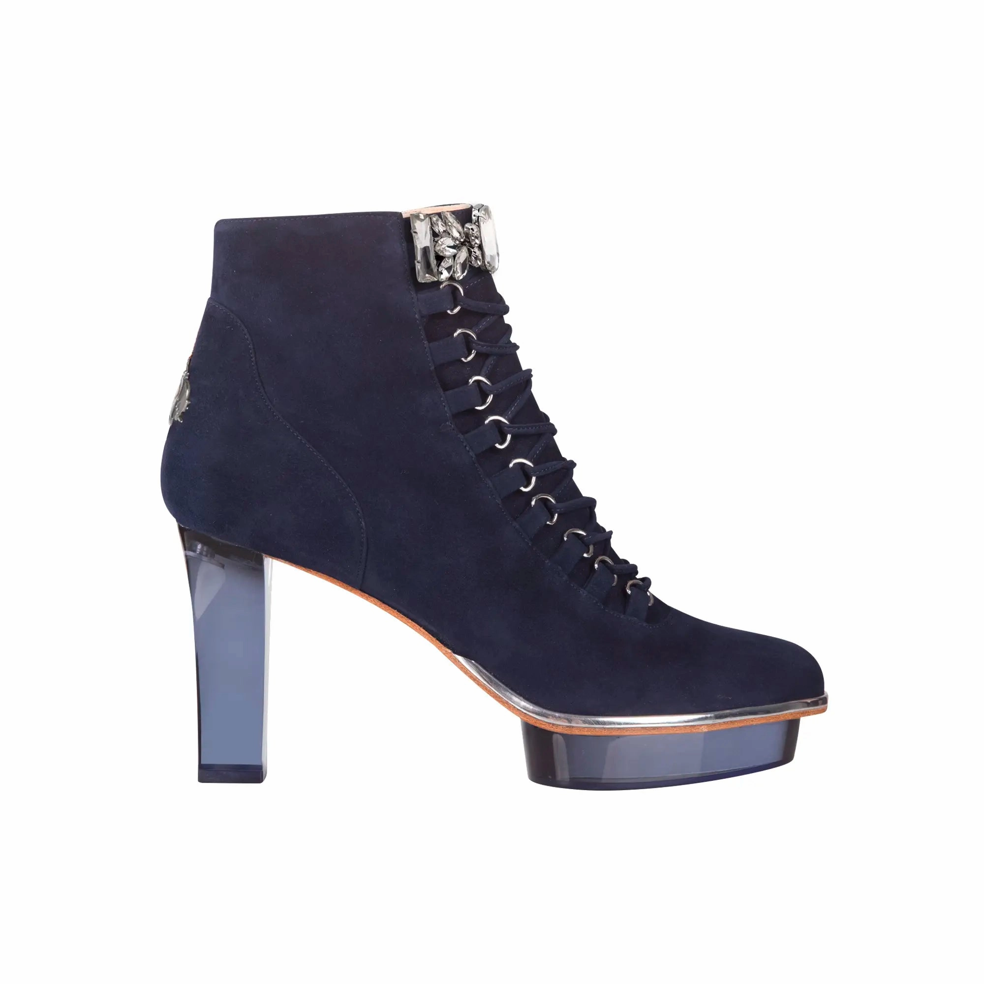 Welly Ankle Boots MARINAS dunkelblaue Closetoes Stiefeletten