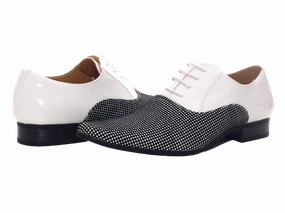Nachhaltige Laufschuhe Deutschland Herren Business Designer Halbschuhe Anzug Schuhe Abendschuhe Lack Optik White # 157-81
