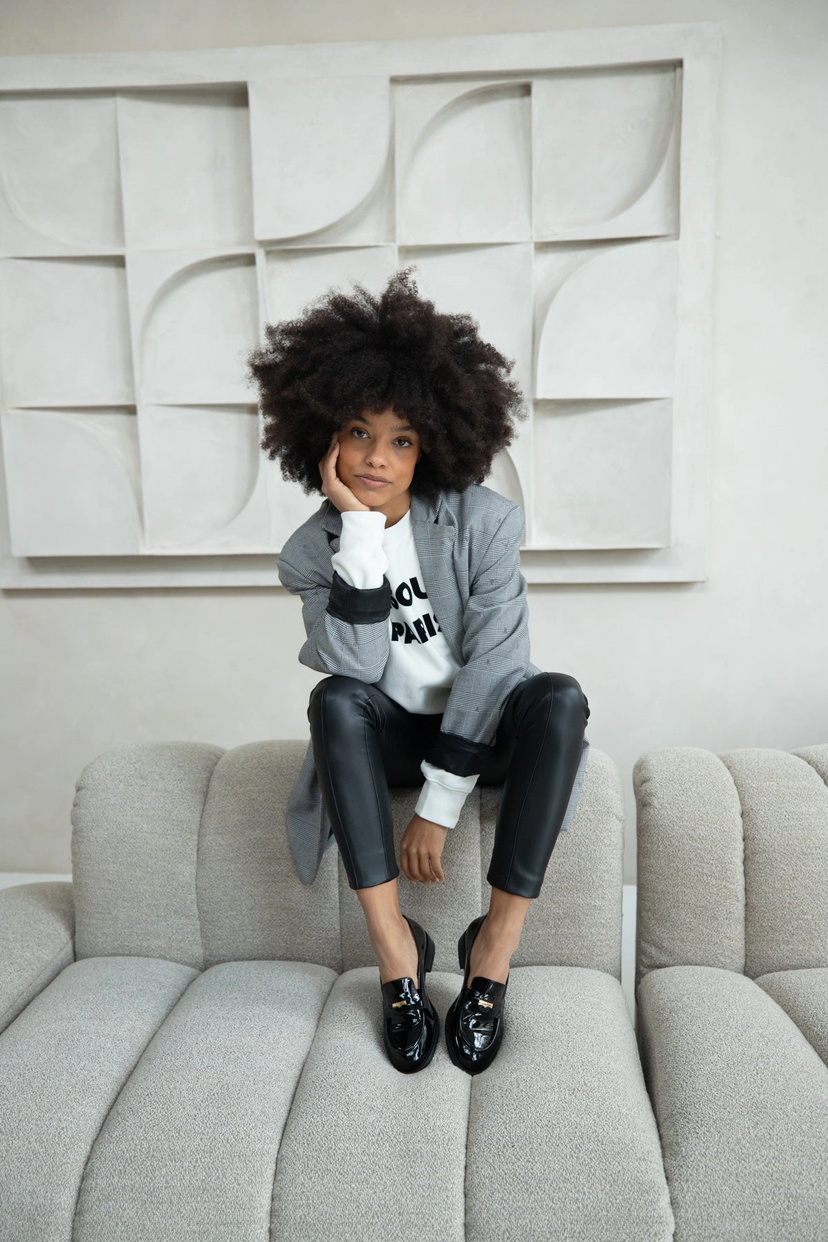 Merel | Loafer Zwart Italian Leather Loafers