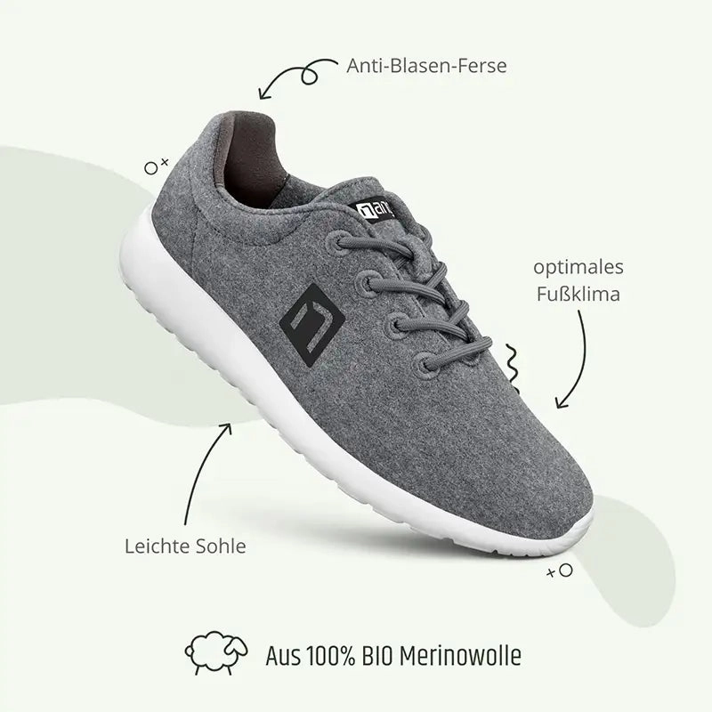 MERINO Sneaker Men - Grau Urban Classics Sneaker