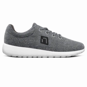 MERINO Sneaker Men - Grau Ocean Stars Sneaker