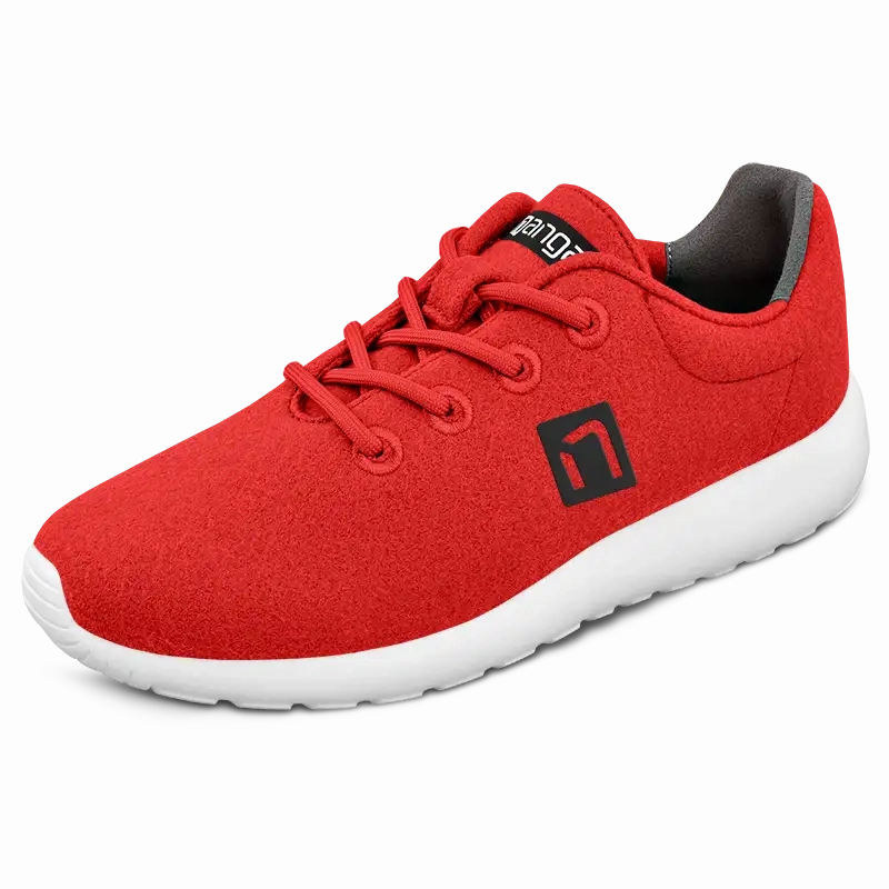 Sneaker Wieder Weiß MERINO Sneaker Men - Rot