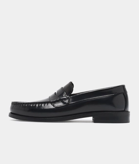 Caruso Loafers Miles Penny Loafer - Black Polido