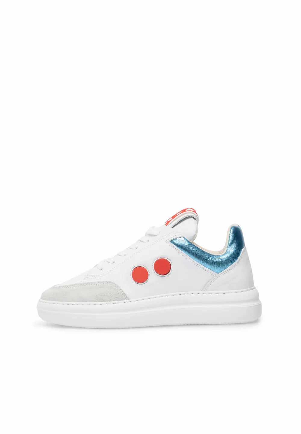 Sneaker Der Welt MINIMALIST LOW SNEAKER WHITE BLUE