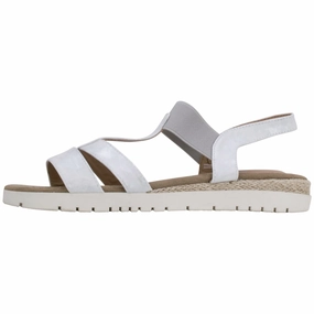 24 Hours Sandalen Miri in silber - Damen Sandale