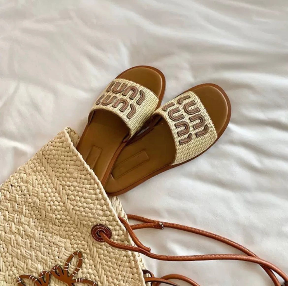 Miu Sandalen Sandalen Korkfußbett