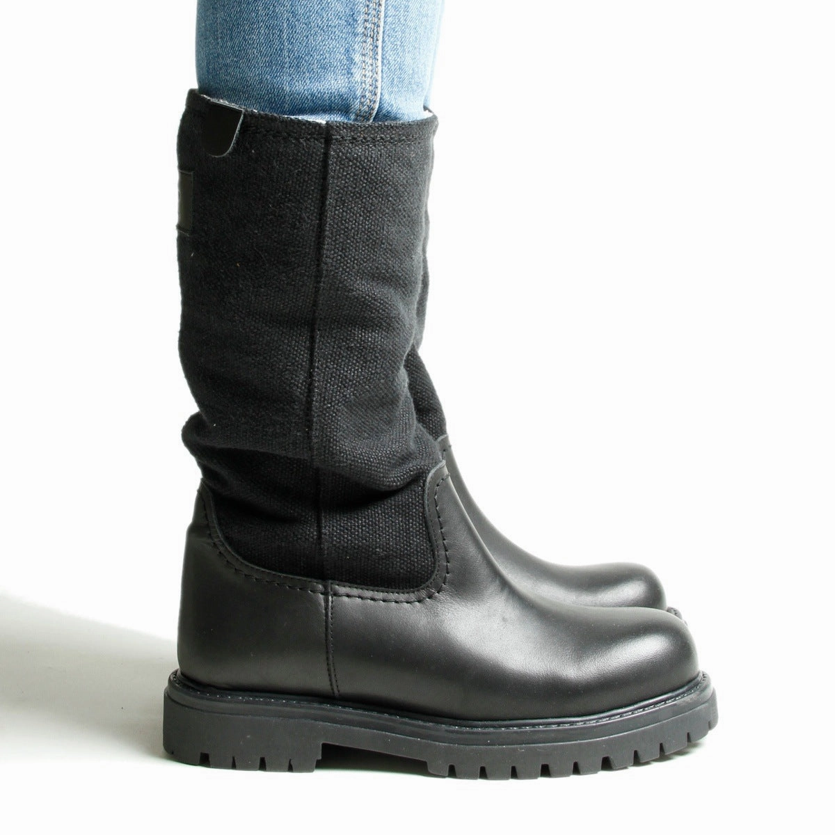 MIA Boots aus Leder, Baumwolle und Hanf Extrem Warme Winterstiefel