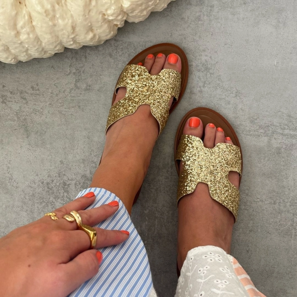 Bundgaard Sandalen Sale IVY - GOLD GLITTER