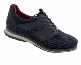 Sneaker Veloursleder Bugatti Herren Sneaker 331-A6U68-6910 Blau